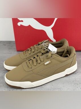 PUMA Men's Skate Sneaker SoftFoam Lace Up Shoes Brown Sz 13 New Skateboard Shoe